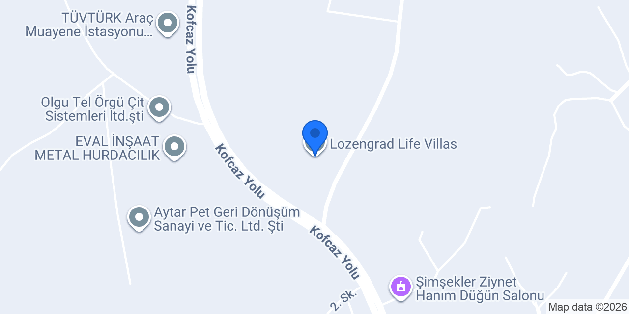 Lozengrad Life Villas konumu