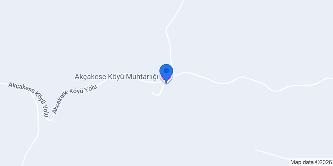 Akçakese Köyü Muhtarlığı konumu