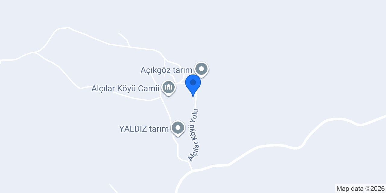 Alçılar Köyü Muhtarlığı konumu