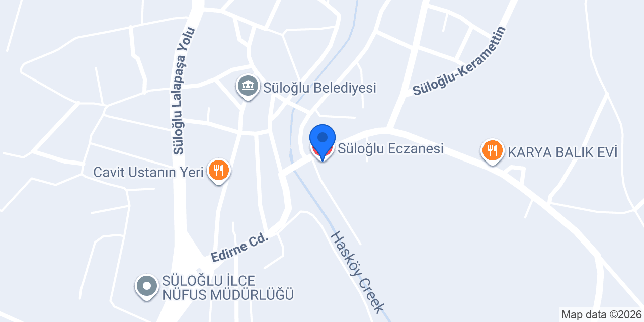 Süloğlu Eczanesi konumu