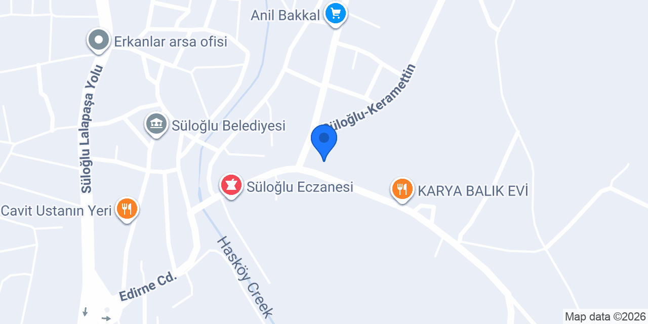 Süloğlu İlçe Jandarma Komutanlığı konumu