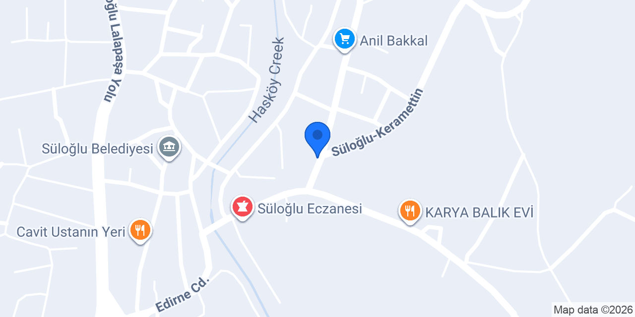 Süleoğlu Kaymakamlığı konumu