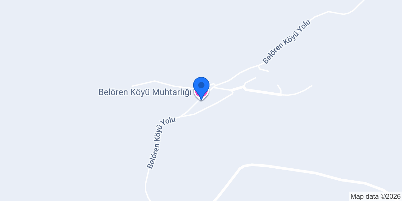Belören Köyü Muhtarlığı konumu