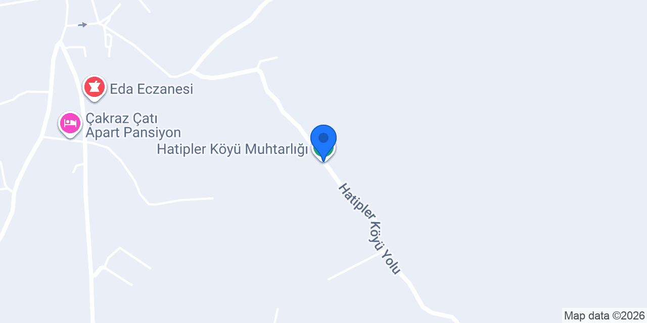 Hatipler Köyü Muhtarlığı konumu