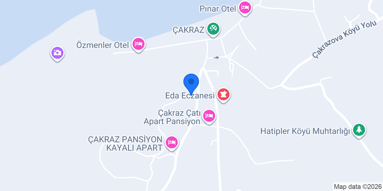 Çakrazşeyhler Köyü Muhtarlığı konumu