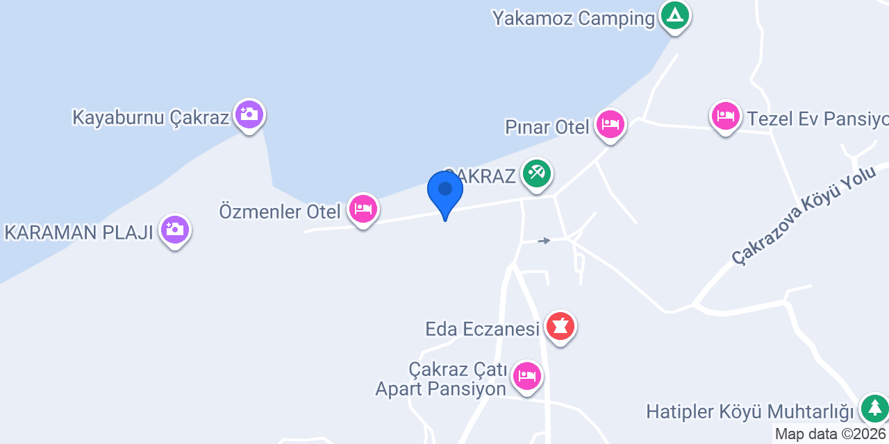 Umut Otel Çakraz konumu