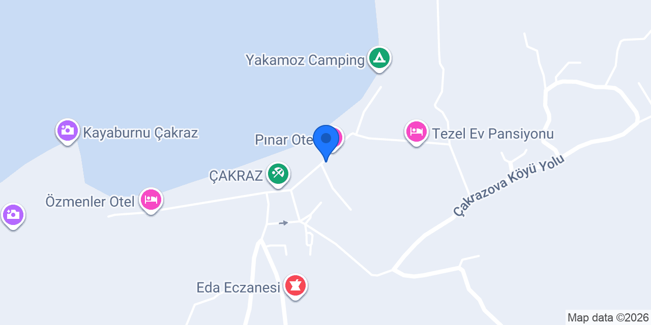 Çeşmi Çakraz Yörük Otel & Kamping konumu