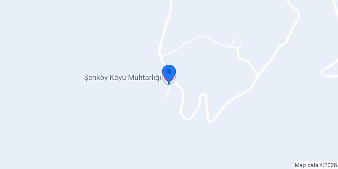 Şenköy Köyü Muhtarlığı konumu