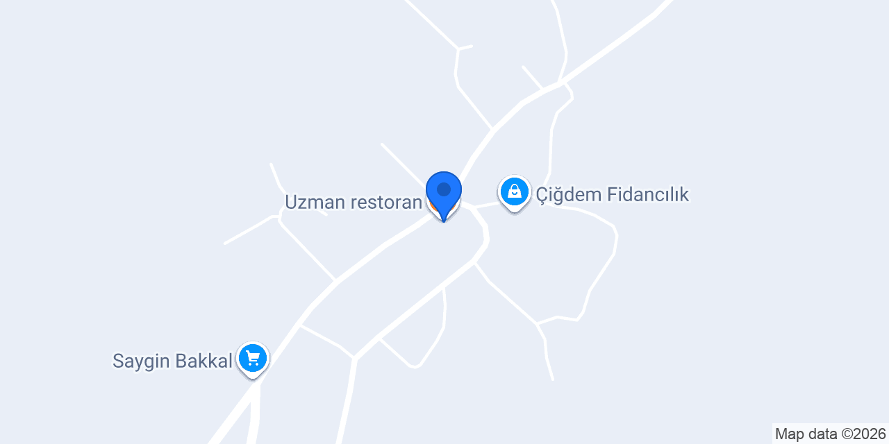 Uzman restoran konumu