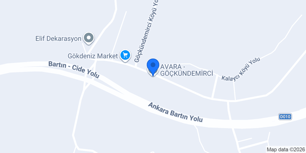 AVARA - GÖÇKÜNDEMİRCİ konumu