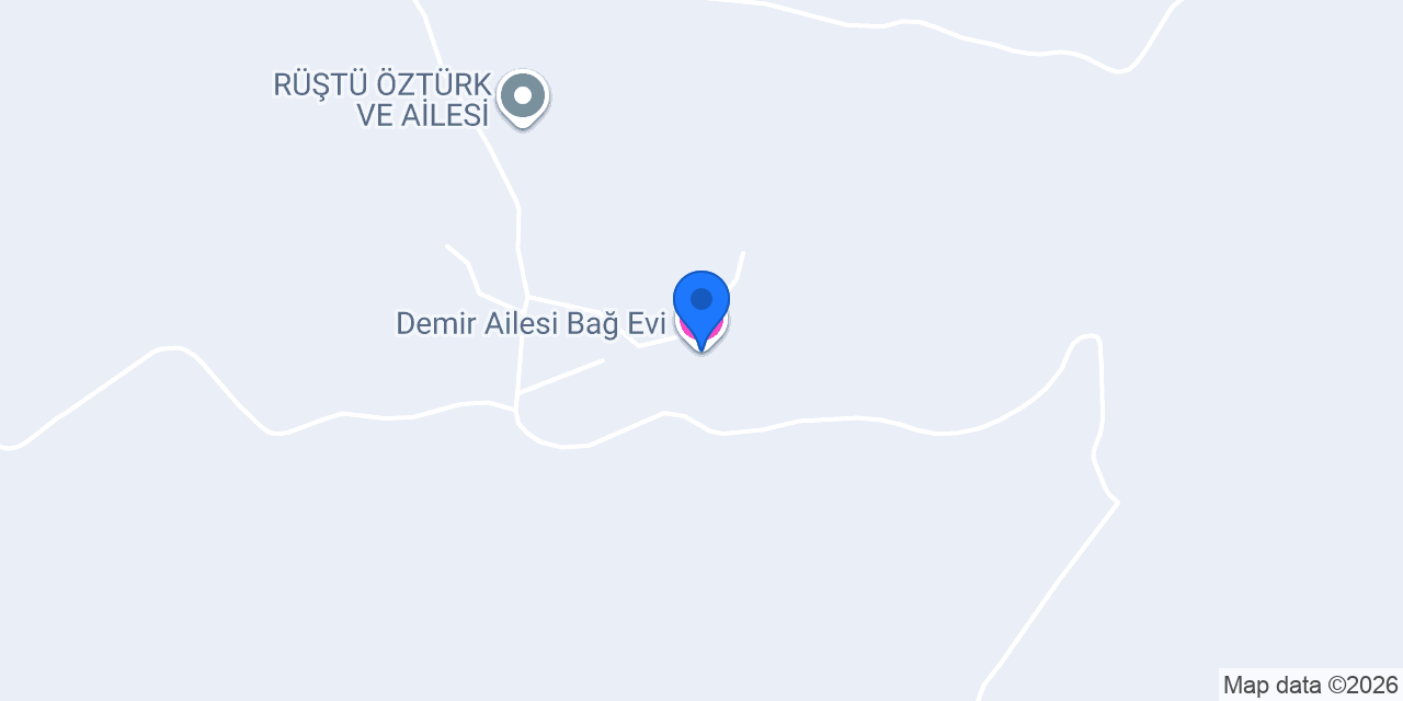 Demir Ailesi Bağ Evi konumu