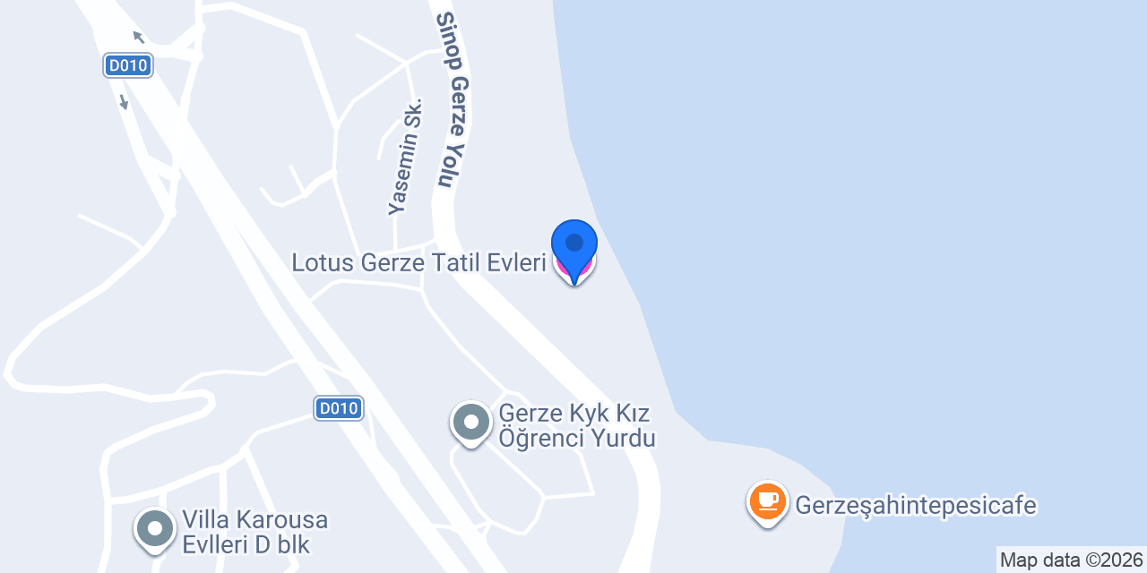 Lotus Gerze Tatil Evleri konumu