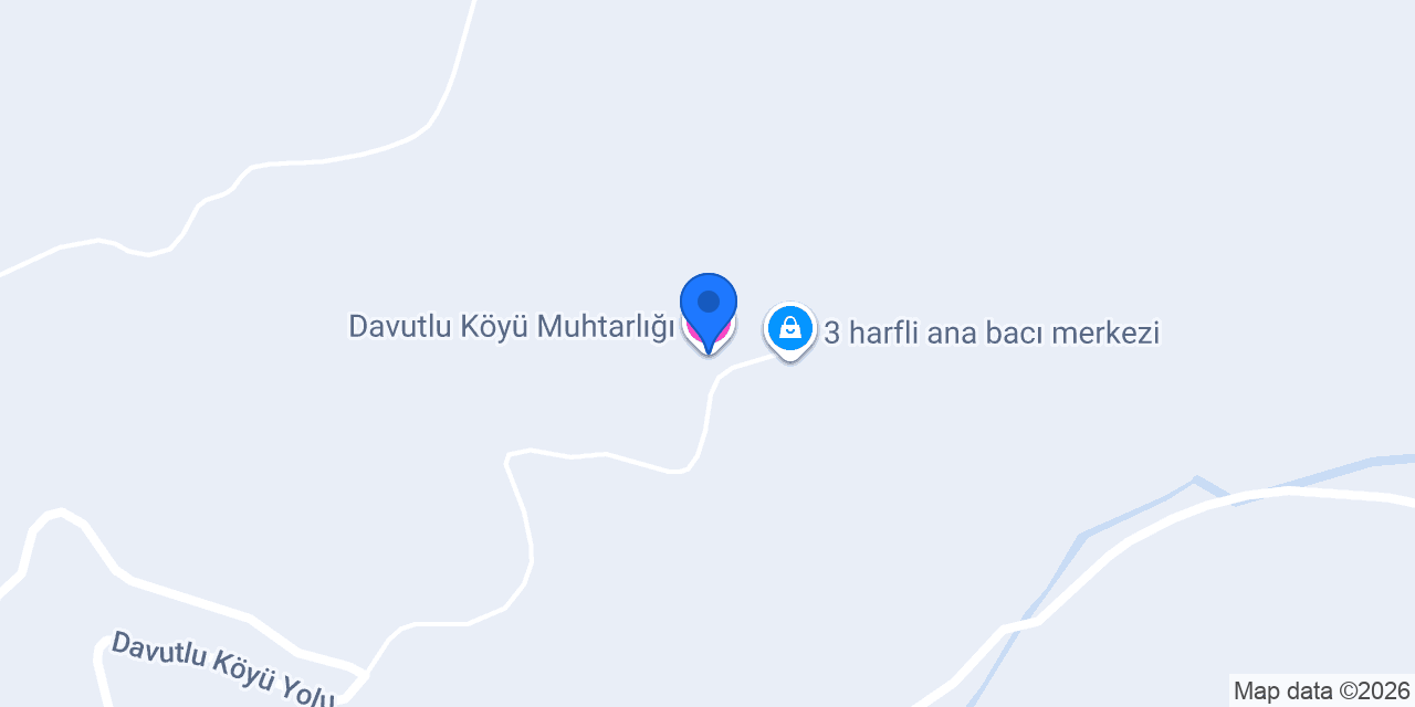 Davutlu Köyü Muhtarlığı konumu
