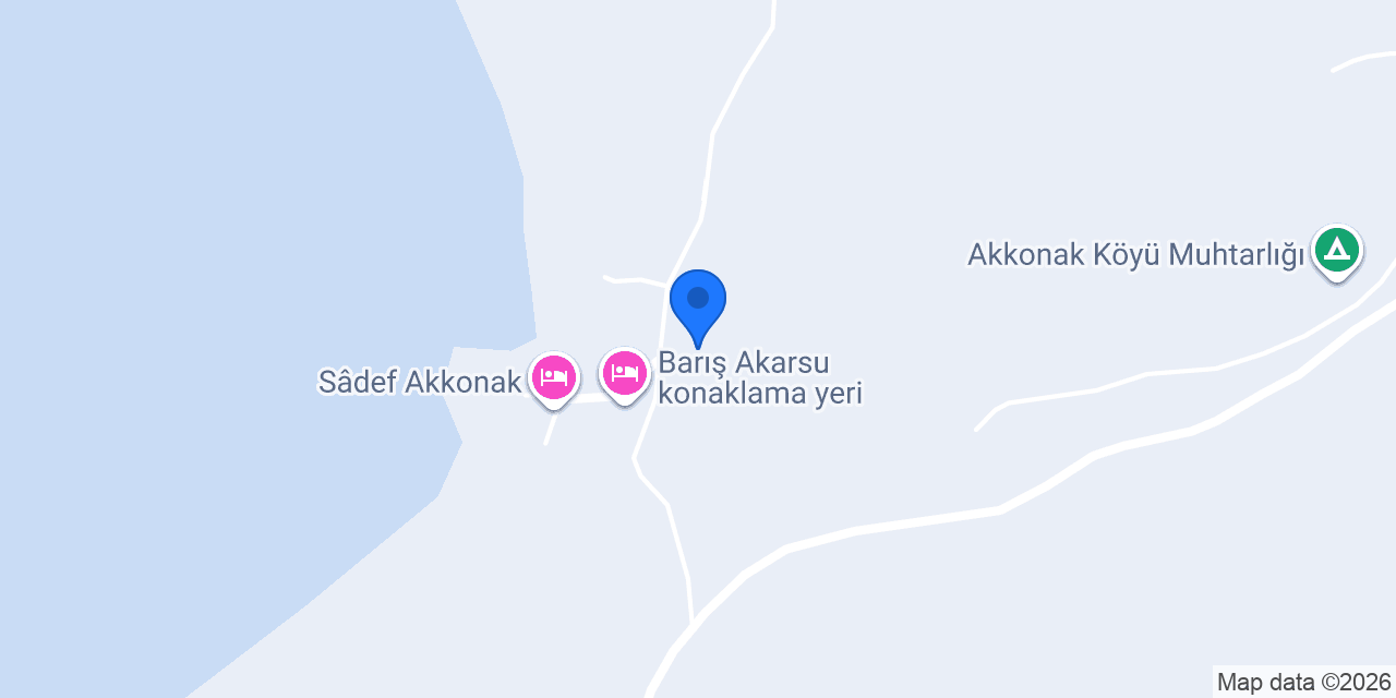 Barış Akarsu Konaklama konumu