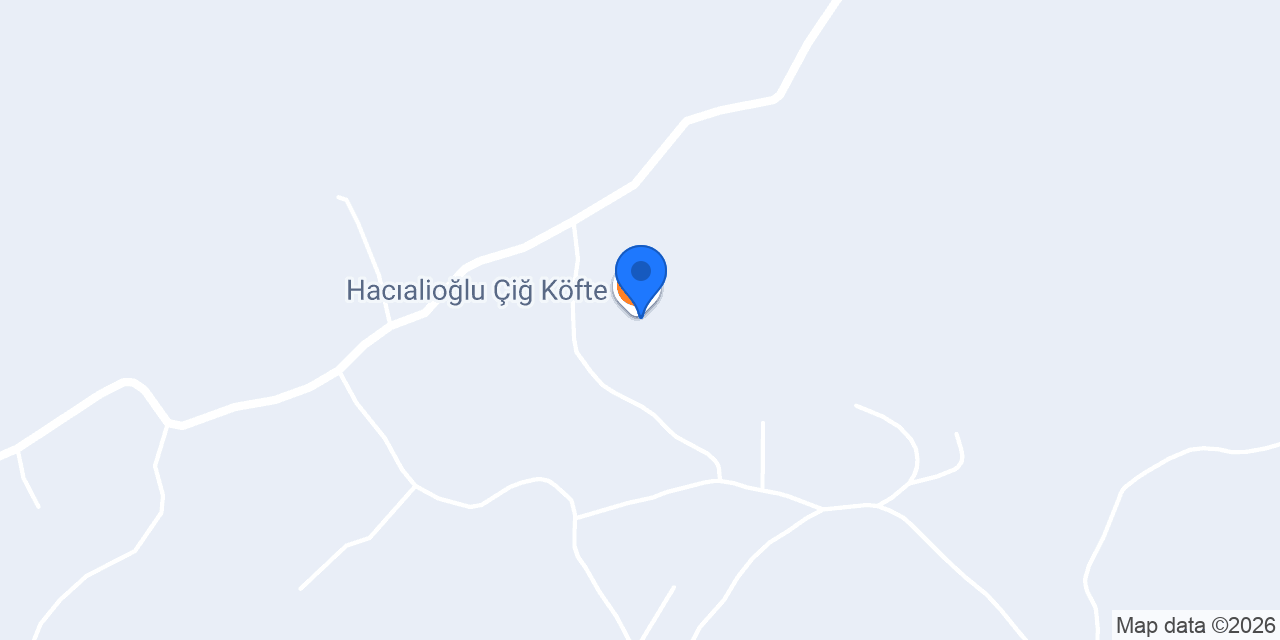 Hacıalioğlu Çiğ Köfte konumu