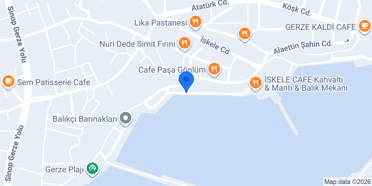 Bodrum Cafe konumu