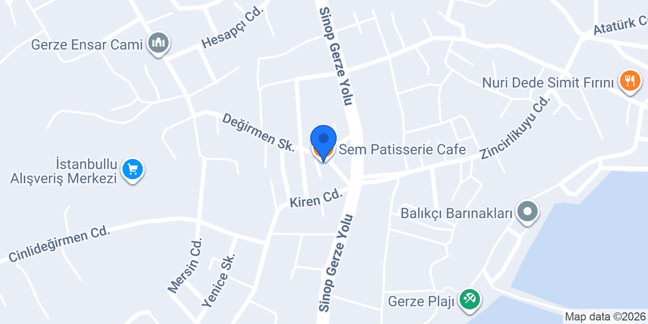 Sem Patisserie Cafe konumu