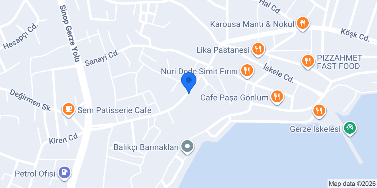 Ergün Pansiyon konumu