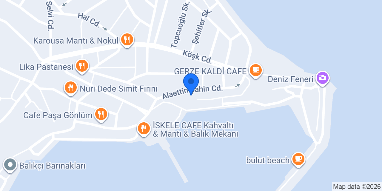 Yalı Balık Evi konumu