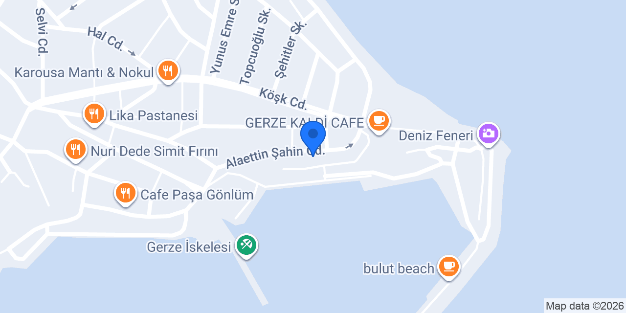 GERZE ORTA AİLE ÇAY BAHÇESİ konumu