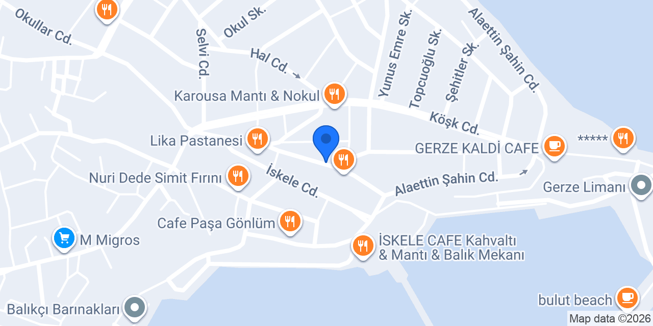 Deniz Organizasyon konumu