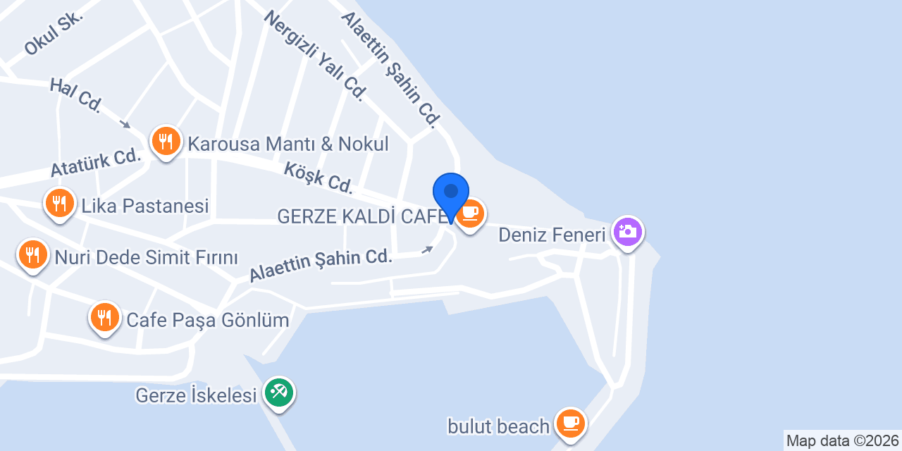 Kubbe taş resturant biströ cafe Gerze Sinop konumu