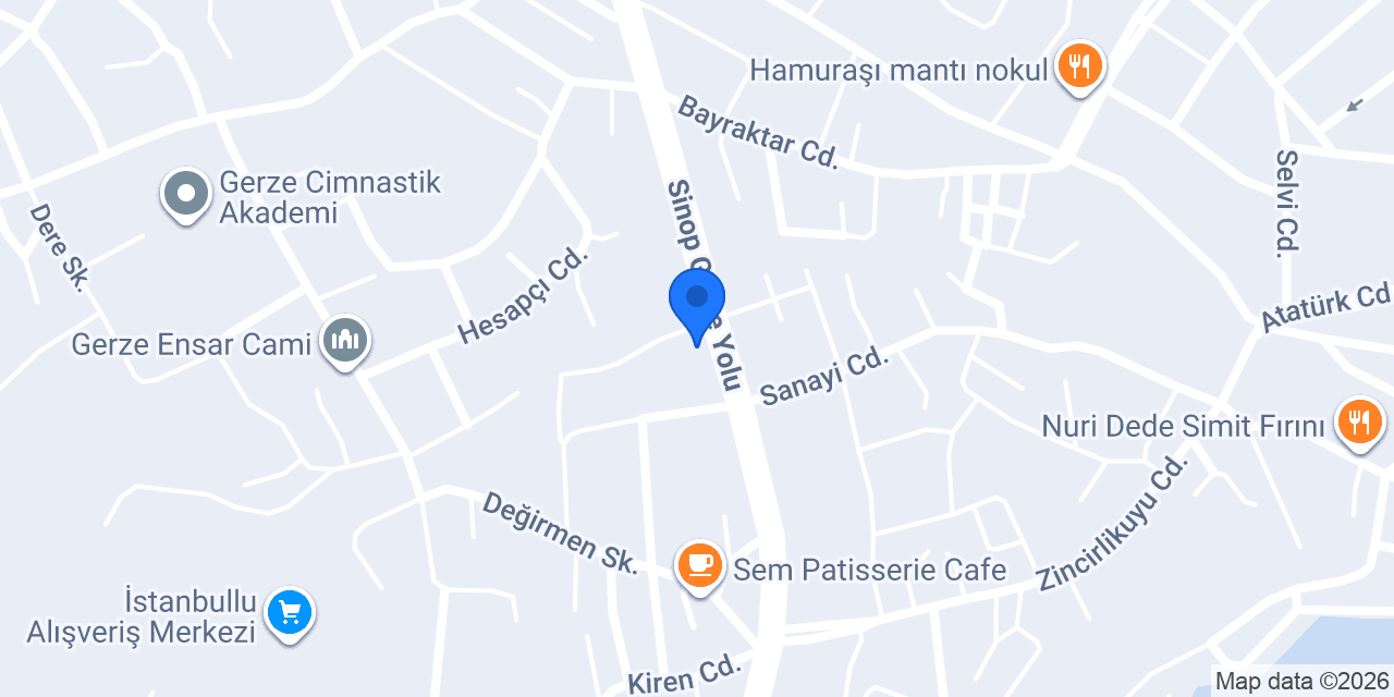 Çepni mobilya konumu