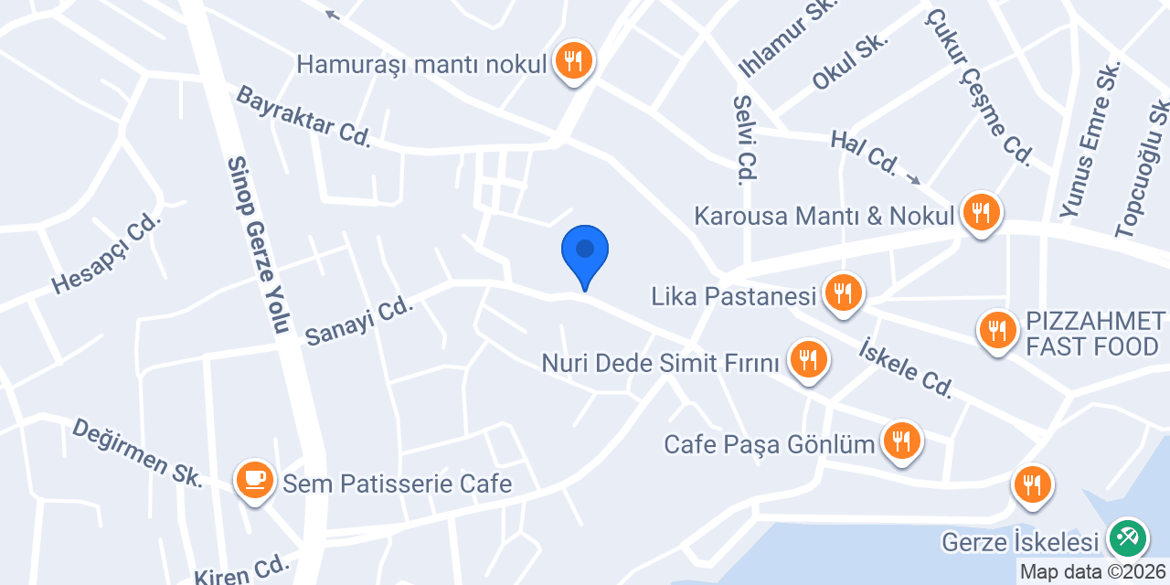 Pak kardeşler unlu mamülleri konumu