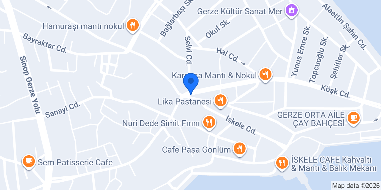 RFK Sigorta Gerze Şubesi konumu