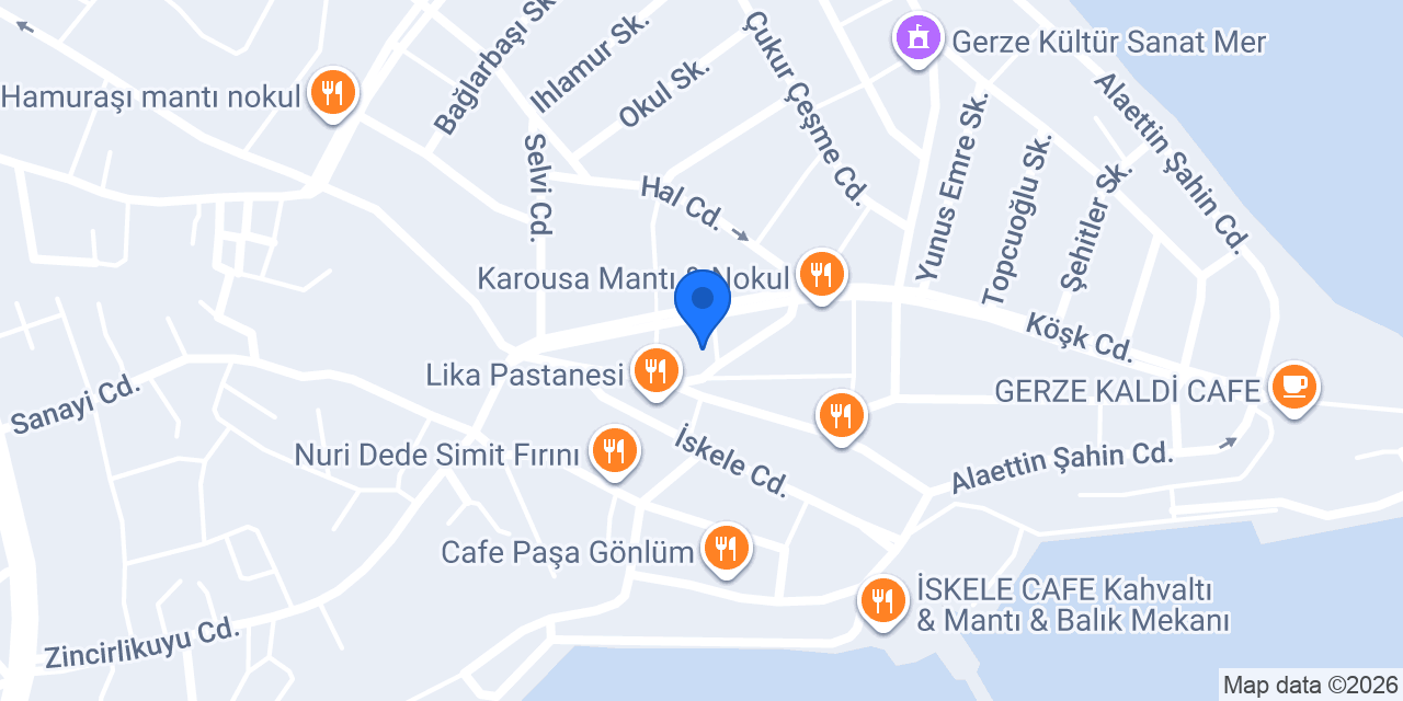 KRAL PANSİYON konumu