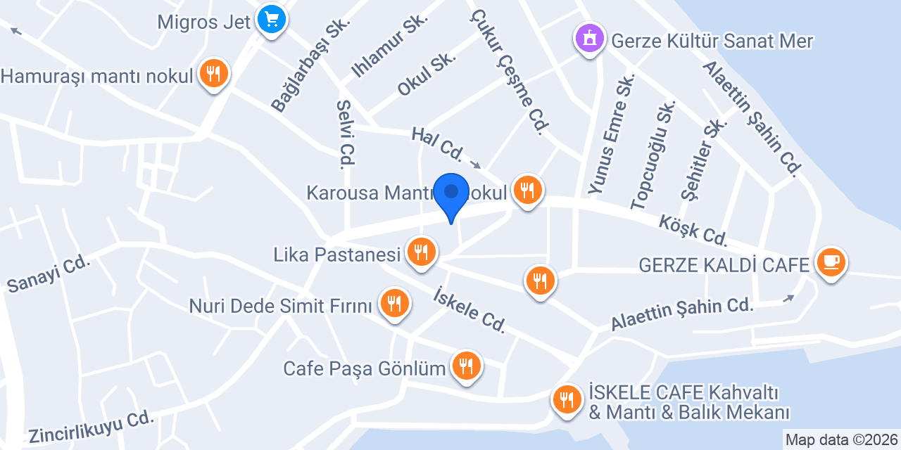 KASAP HAKAN konumu