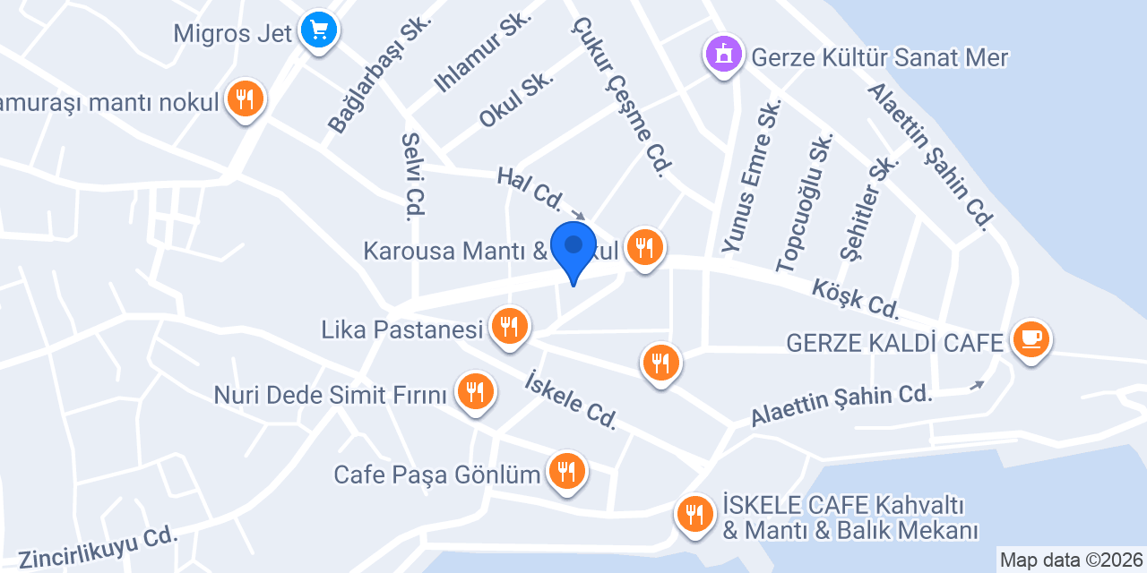 Belovacıklı Emlak Gerze konumu