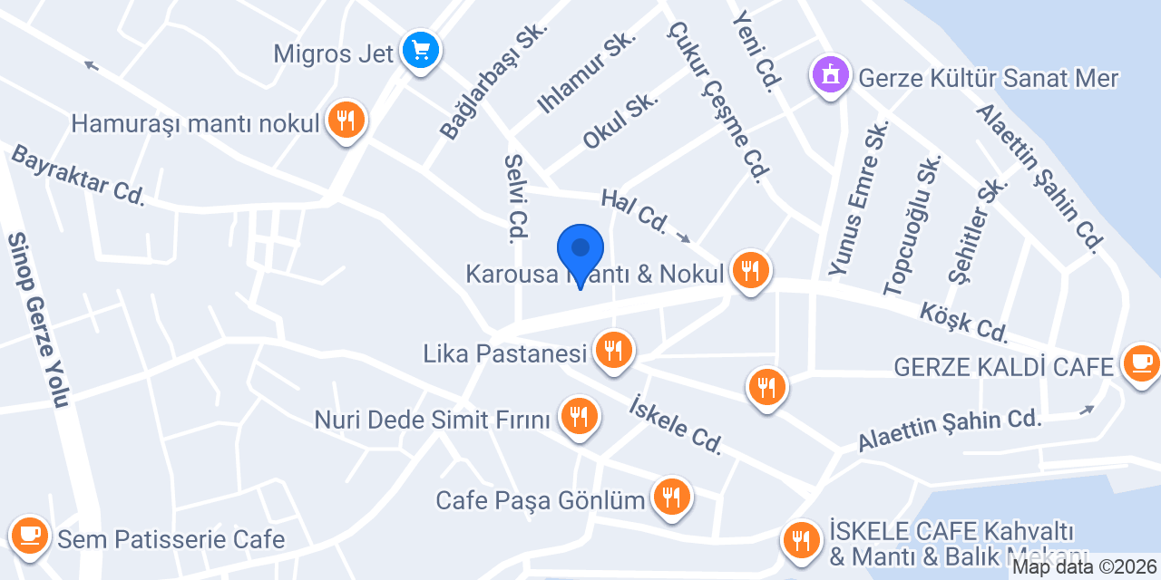 SIRRI USTA ÇİĞ KÖFTE konumu