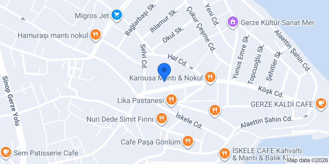 Kaçamak Büfe konumu