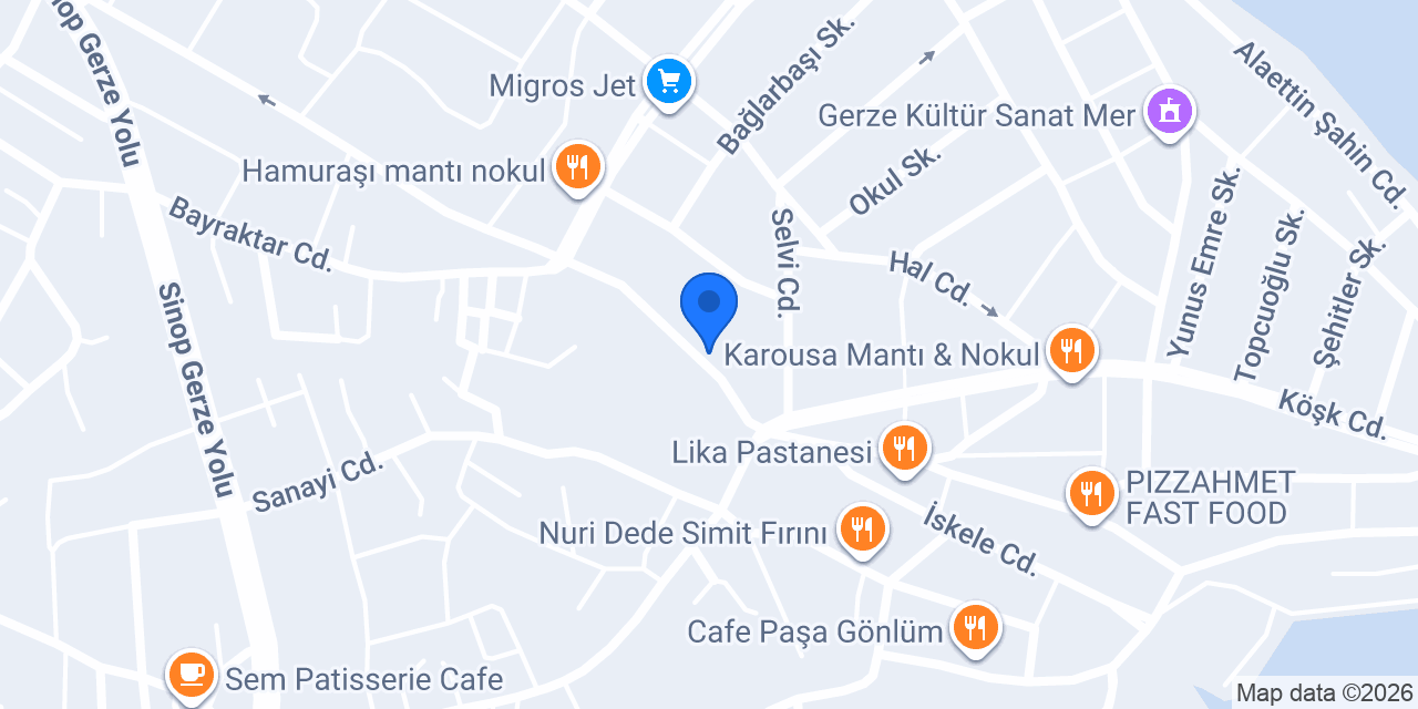 Saraç Oto Kiralama konumu