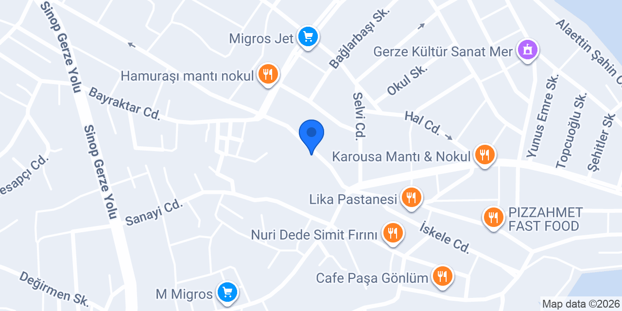 Çiğköfteci Ömer Usta konumu