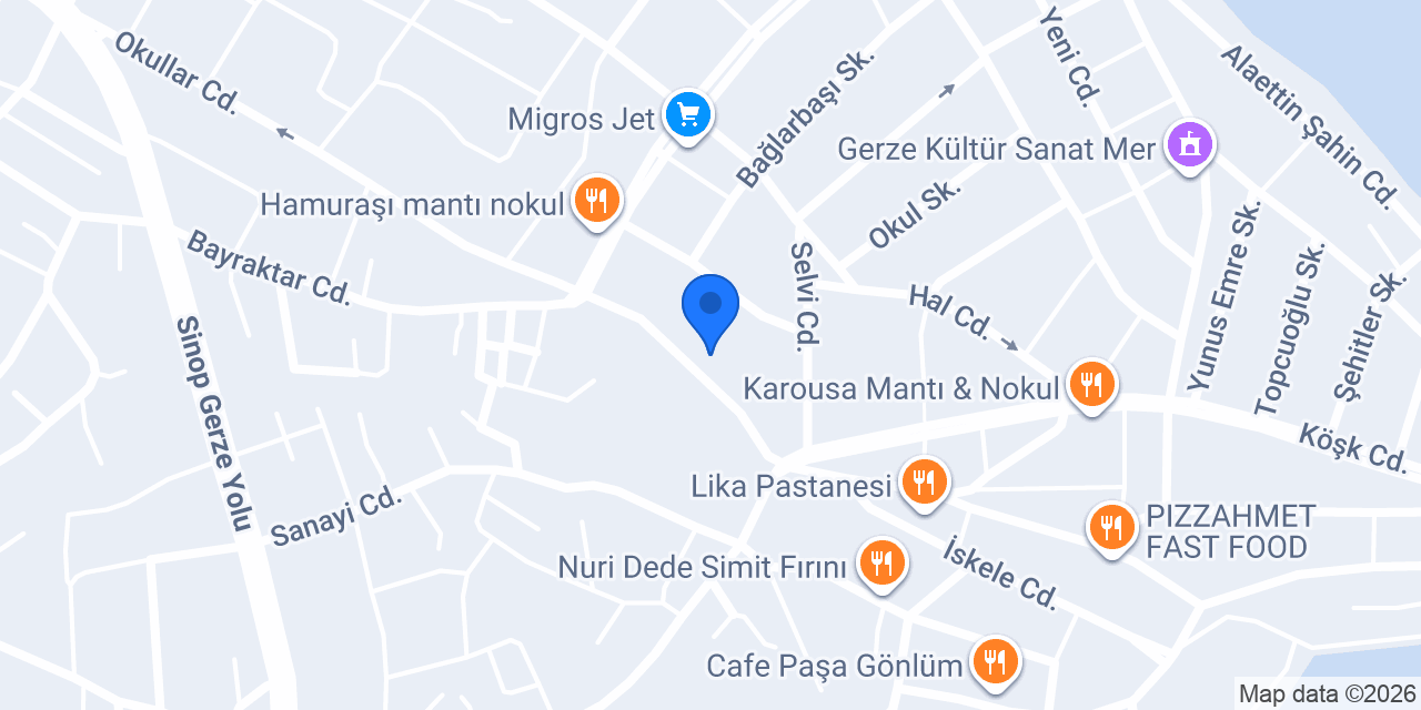 ÖzŞimşek Nargile ve tütün evi konumu