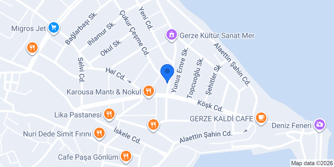 Gerze Müftülüğü konumu