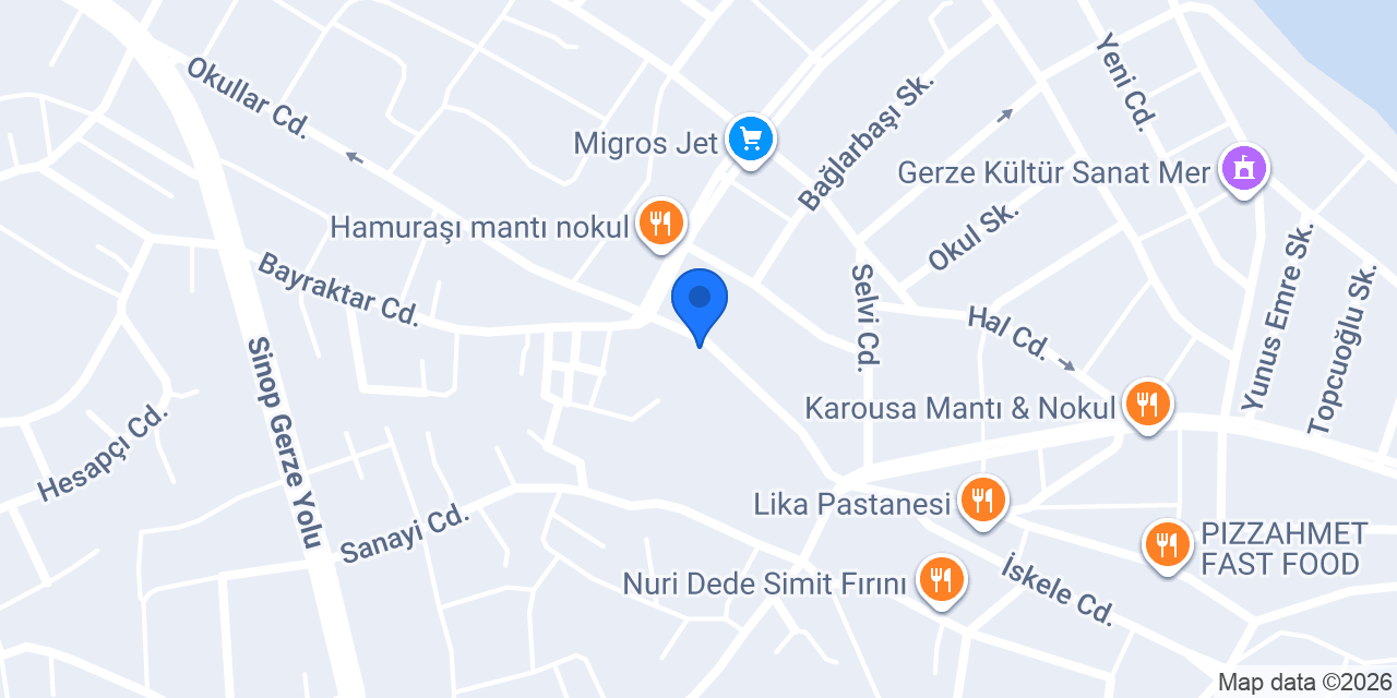 ATABEK EMLAK konumu