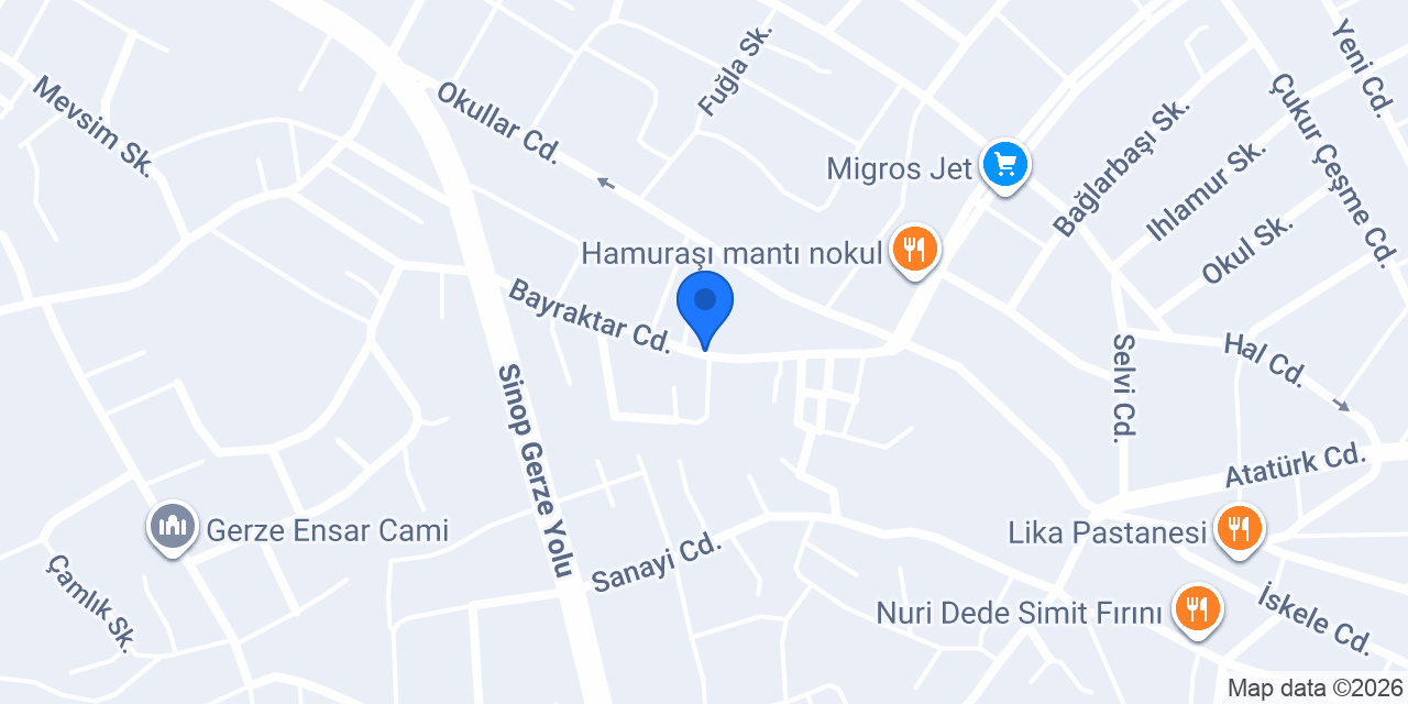 Ergaz Tüp Bayi konumu