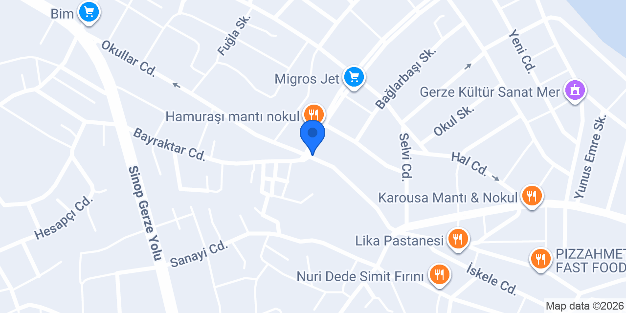 Yenice Eczanesi konumu