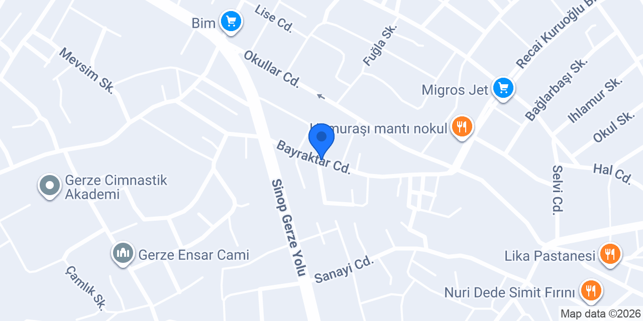 Cansu Butik konumu