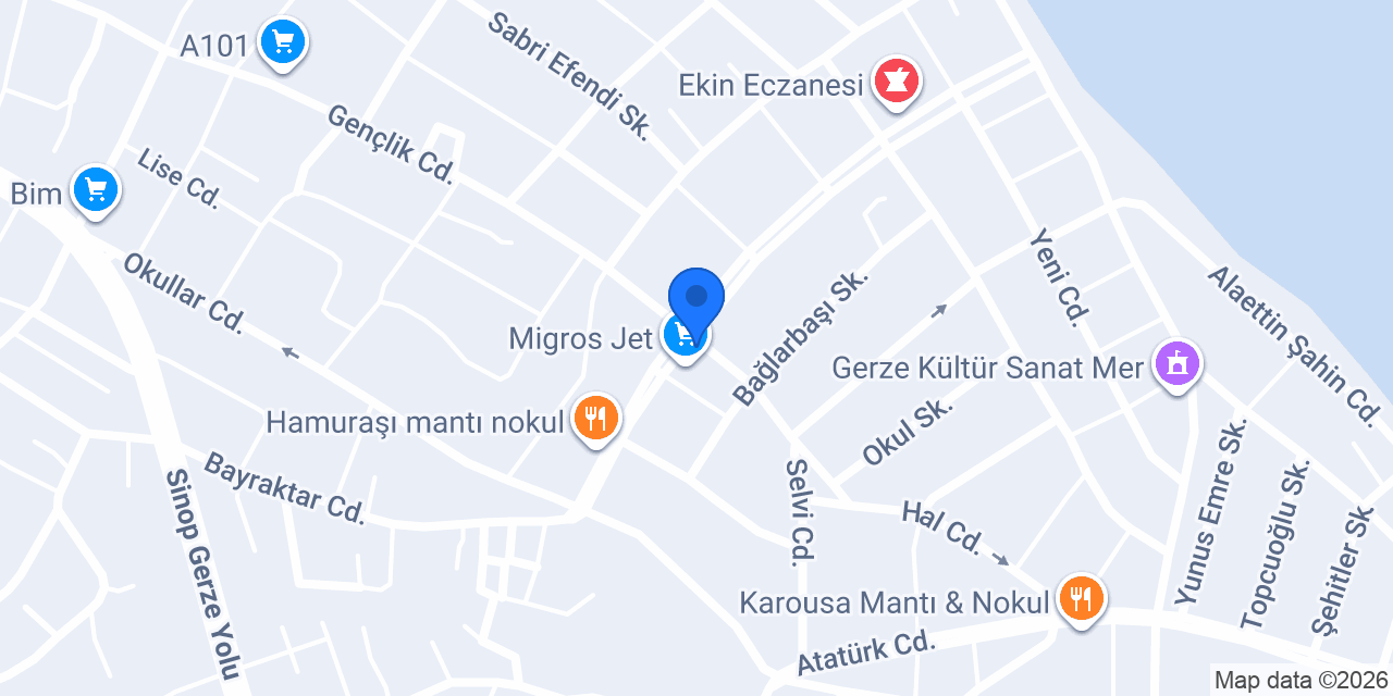 KURUOĞLU KURUYEMİŞ AKTAR konumu