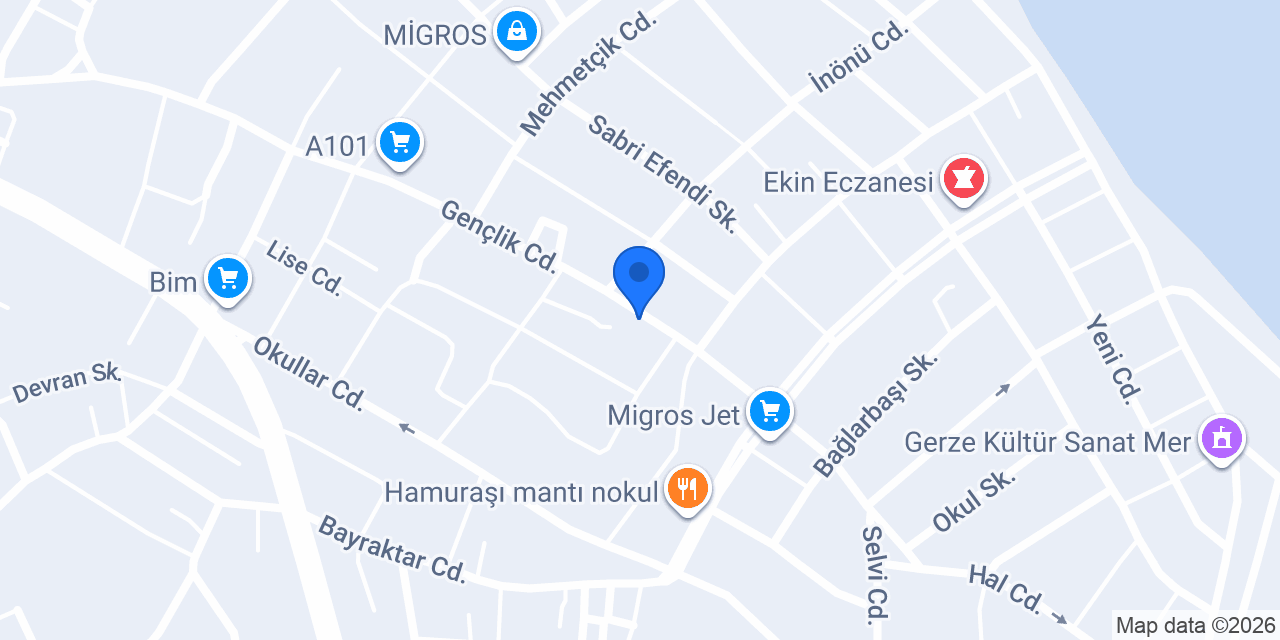 Kahta Çiğ Köfte Gerze Şubesi konumu