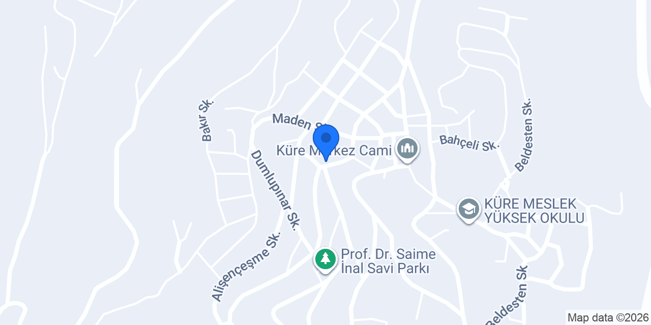 Küre Belediyesi konumu