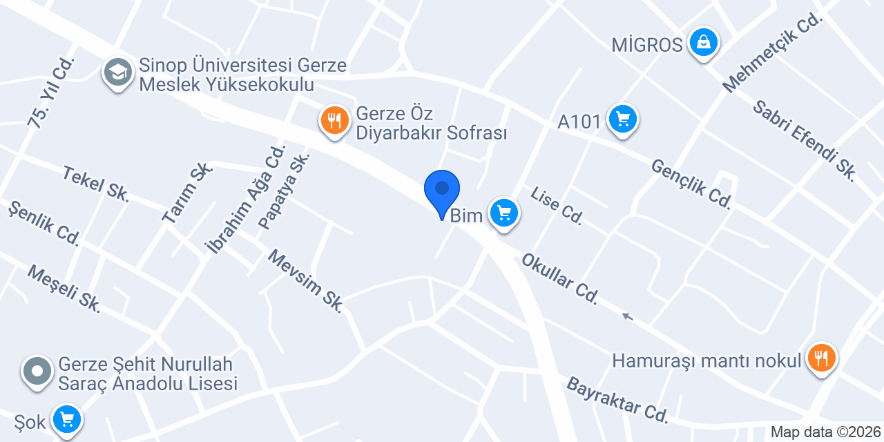 o ses çiğ kofte konumu