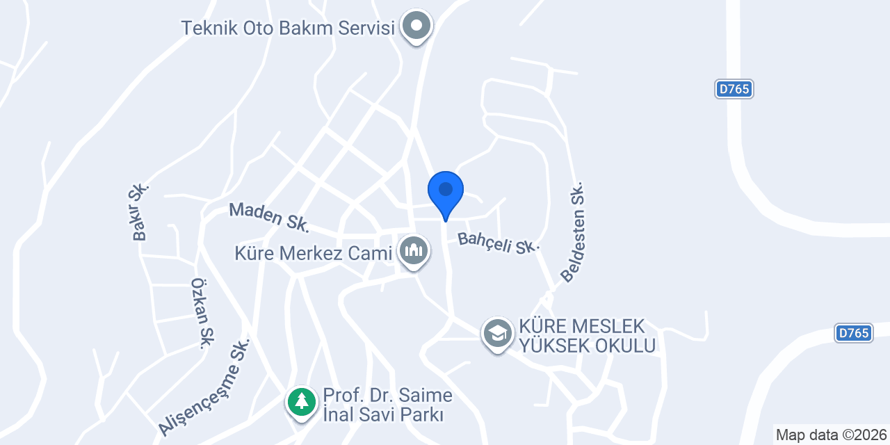 Kastamonu Küre Halk Eğitimi Merkezi konumu