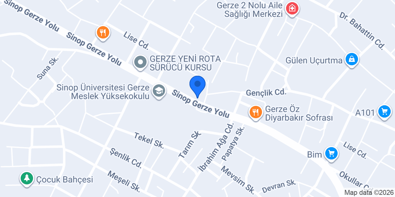 YAVUZ ORMAN ÜRÜNLERİ konumu