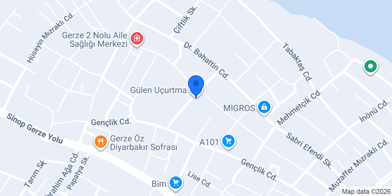 Gülen Uçurtma konumu