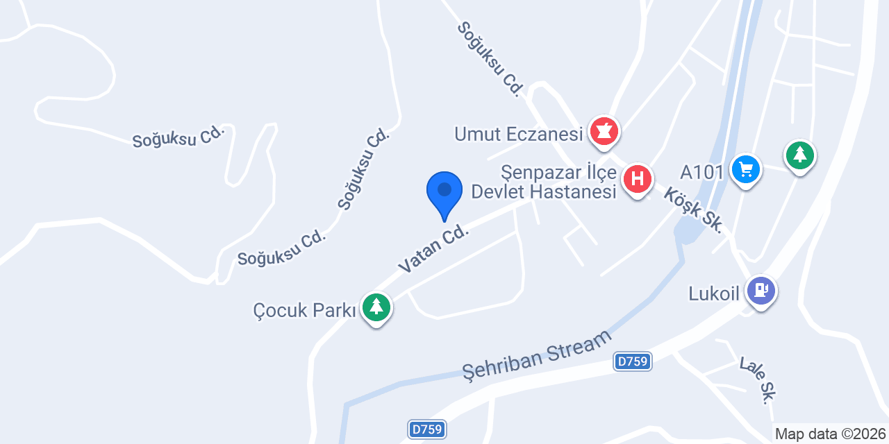 Zeki Ertem Şenpazar konumu